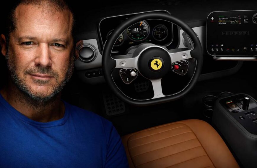 Jony Ive, ex diseñador del iPhone, crea el interior del Ferrari LUCE